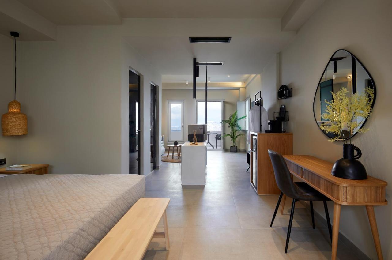 Mayu Suites Pyrgos Kallistis Bagian luar foto